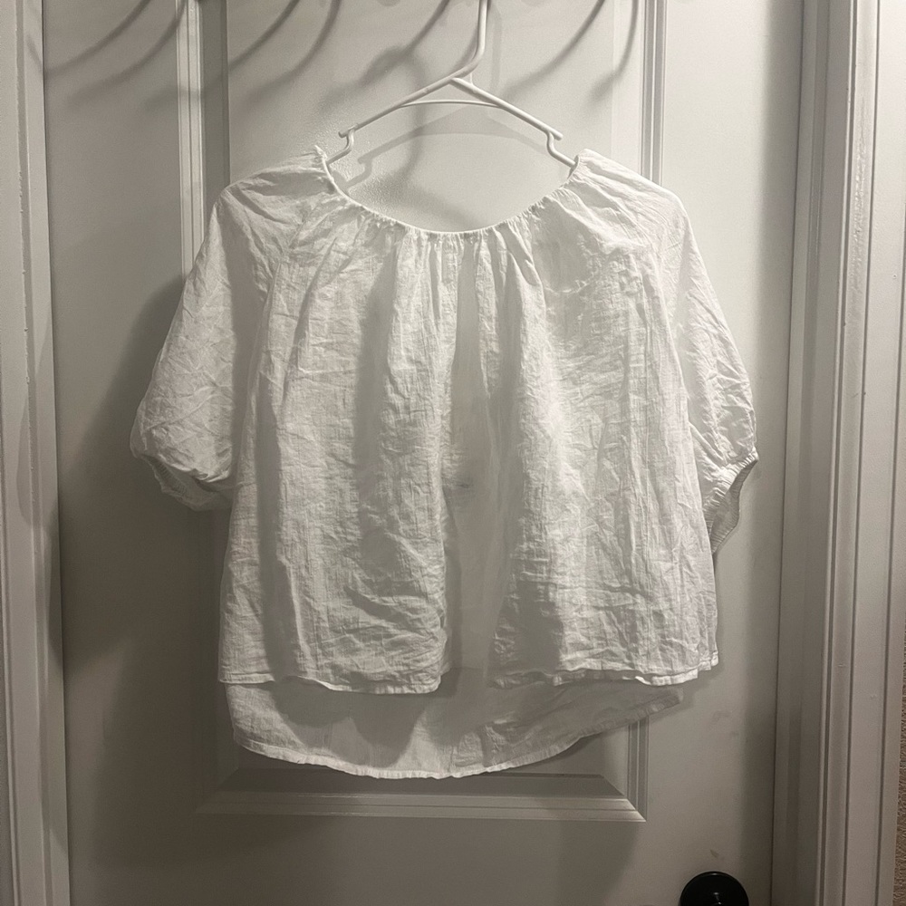 White women’s blouse, size small